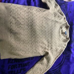 Men's J. Crew Extra Soft Beige Sweater size Small